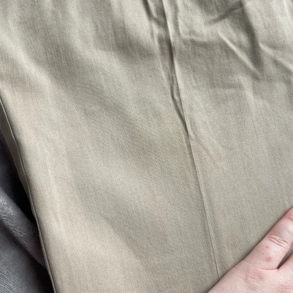 Lavia khaki tan cotton career wear pants